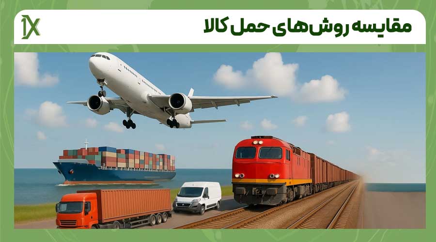 انتخاب درست روش حمل هوایی، دریایی و زمینی با وانیکس کمپانی